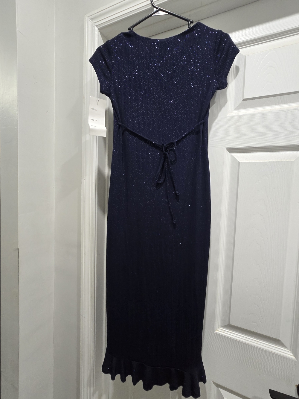 NWT Just Kidding by La Belle Vintage Sparkle Dress Girls Size 14 - Picture 2 of 9
